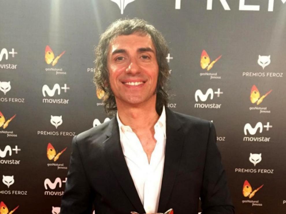 Villuendas, con su premio.
