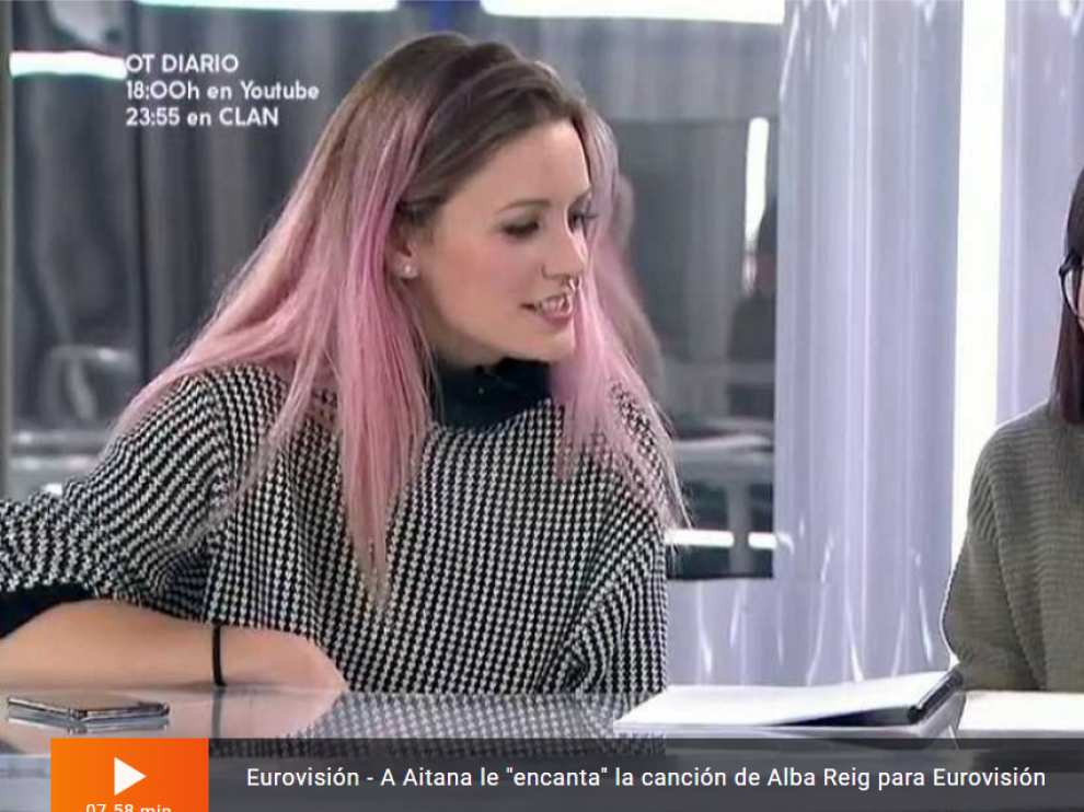 Alba Reig y Aitana ensayan 'Arde'