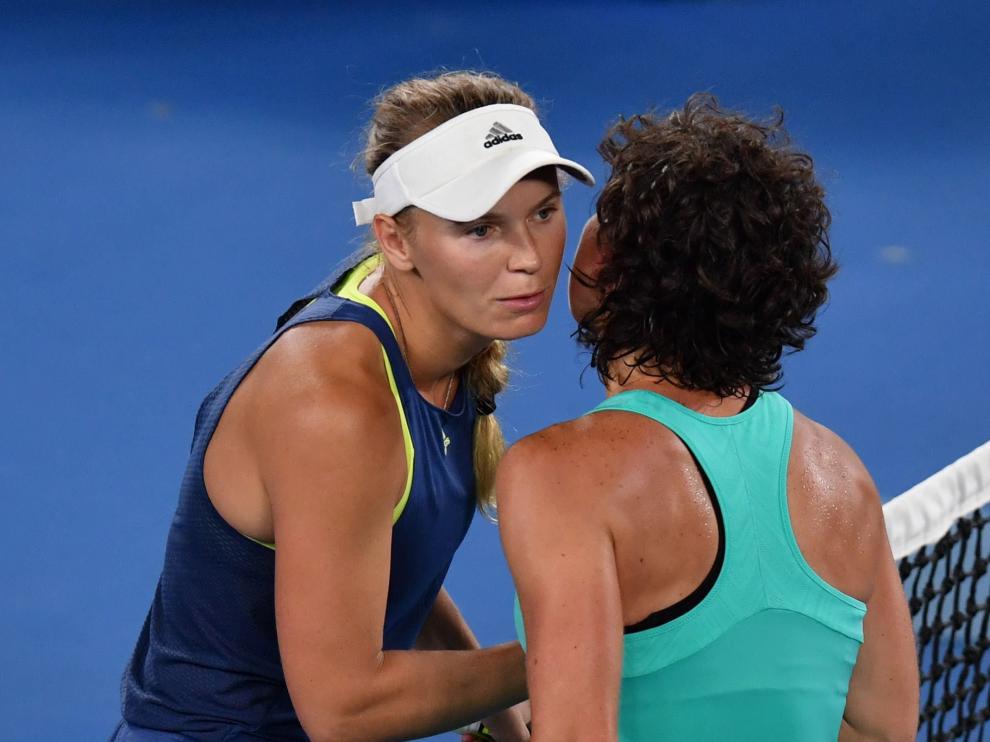 Carla Suárez cae ante Wozniacki