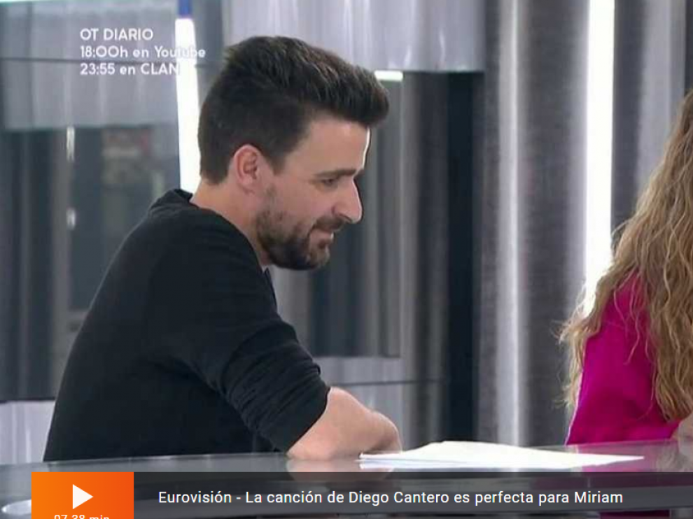 Diego Cantero y Miriam ensayan 'Lejos de tu piel'