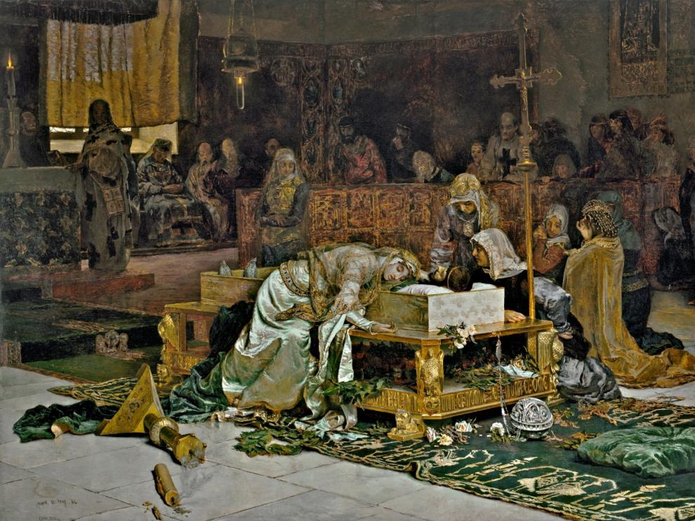 El cuadro Los Amantes de Teruel, del valenciano Muñoz Degrain, cuelga desde 2007 en las paredes del Museo del Prado