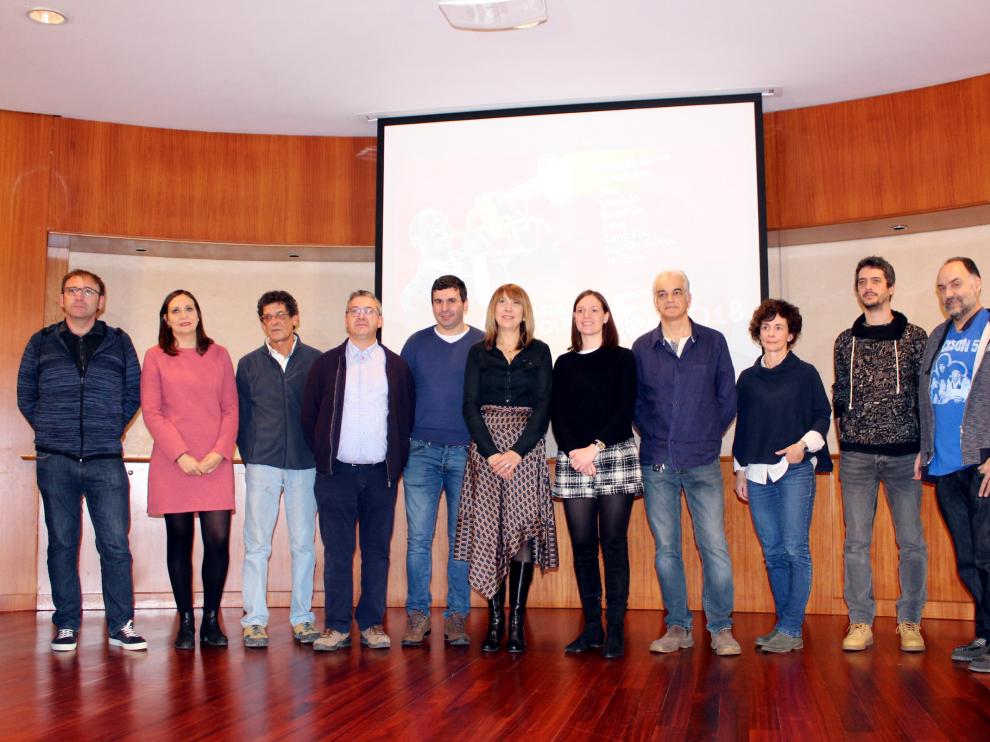 Los representantes de los distintos festivales en la presentación del Alto Aragón Jazz Tour
