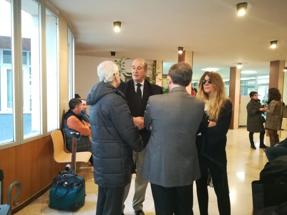 Francis Franco, momentos antes de entrar a la segunda sesión del juicio