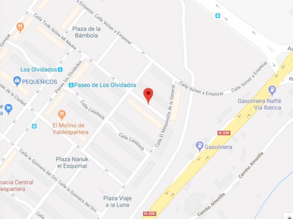 Uno de los accidentes ha tenido lugar en Valdespartera, en la intersección entre las calles Todo sobre mi madre y Maquinista de la general.