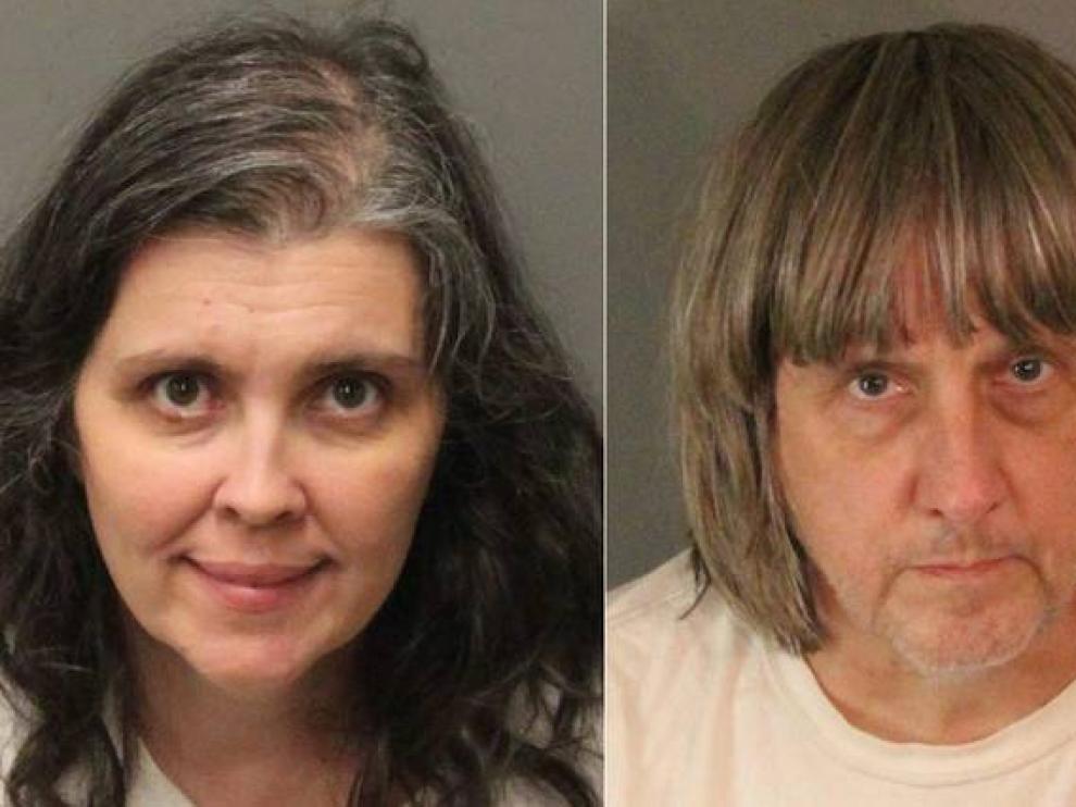 Los padres, David Allen Turpin y Louise Anna Turpin, de 57 y 49 años respectivamente.