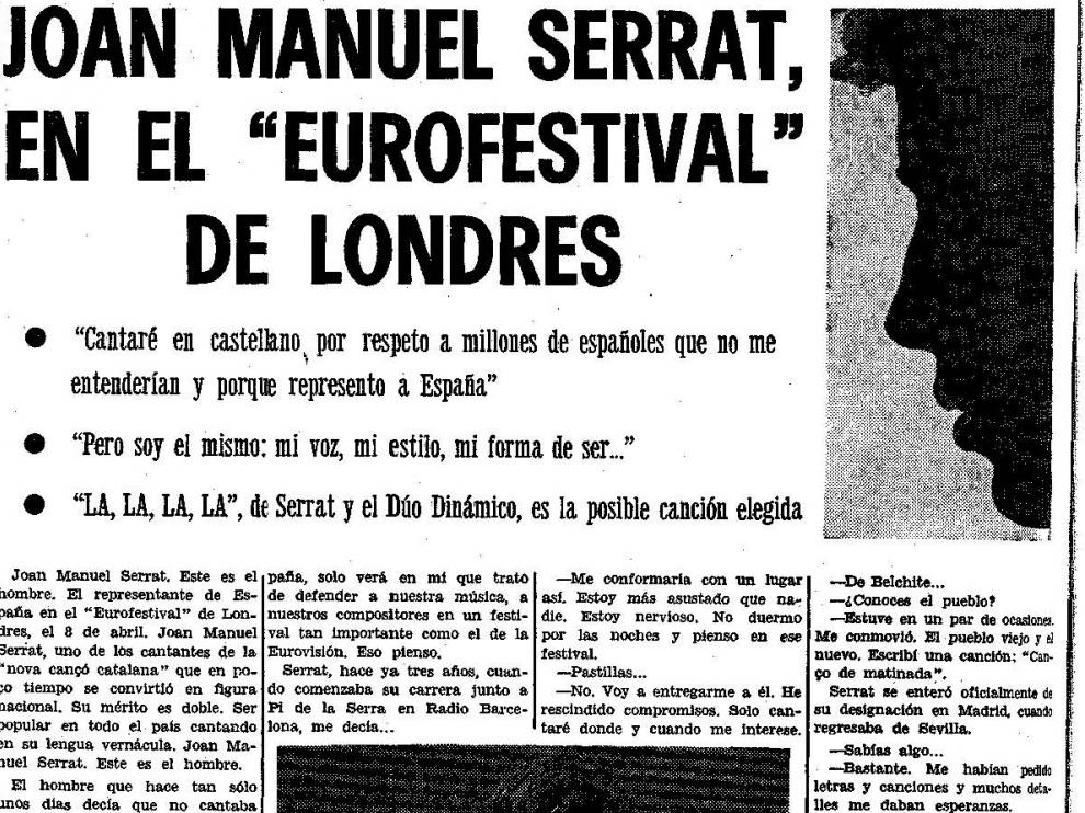 Entrevista publicada en HERALDO en enero de 1968.