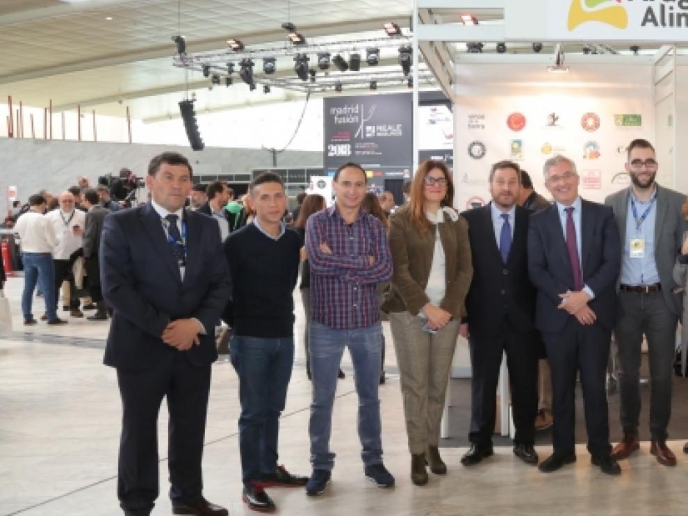Joaquín Olona y José Luis Soro han visitado Madrid Fusión, donde Aragón Alimentos está presente desde el lunes