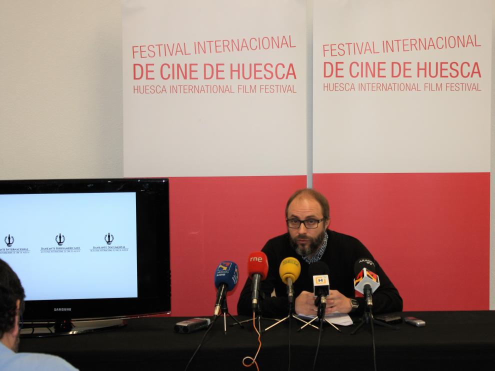 Rubén Moreno, director del Festival de Cine de Huesca.