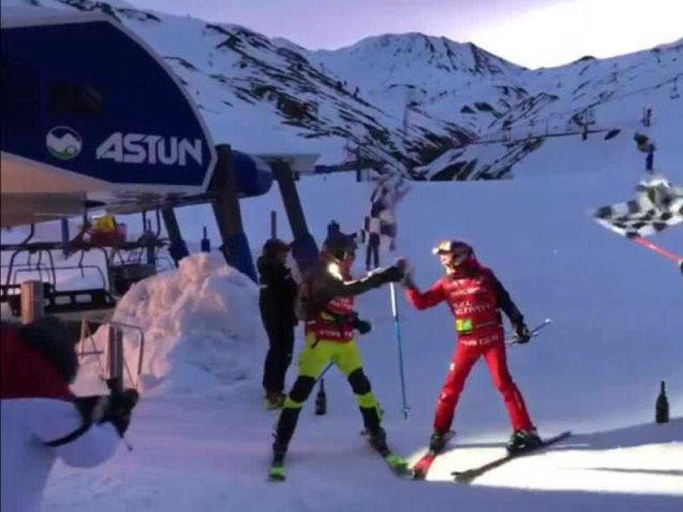 Luis Alberto Hernando bate el record del mundo en Astún