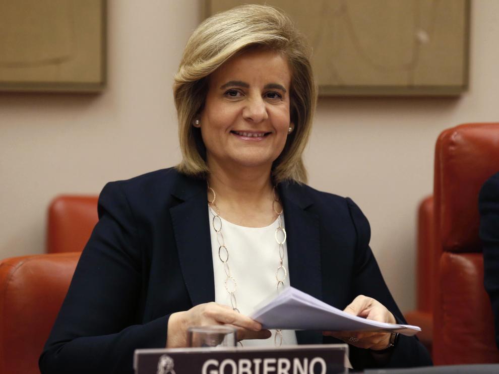 La ministra de Empleo y Seguridad Social, Fátima Báñez