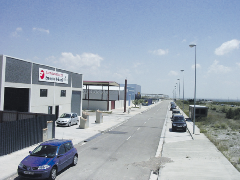 Montecillo, el polígono industrial de Magallón.