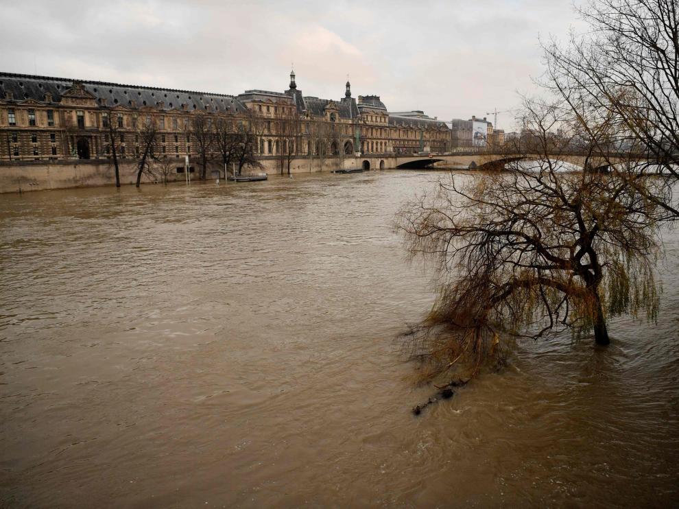 Crecida del río Sena.