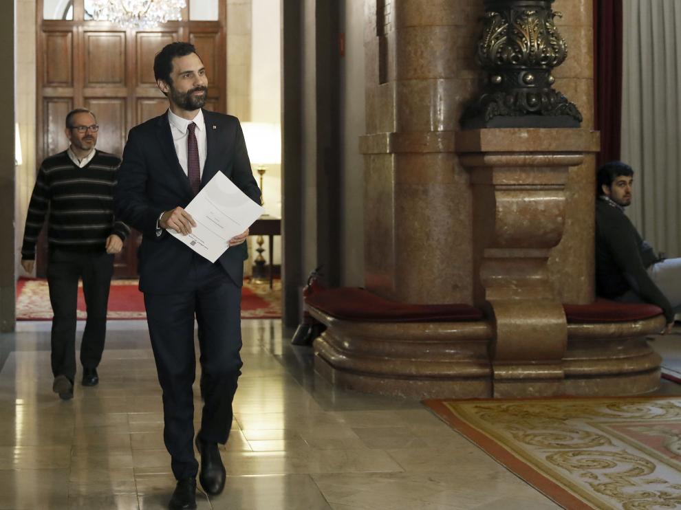 El presidente del Parlament, Roger Torrent.