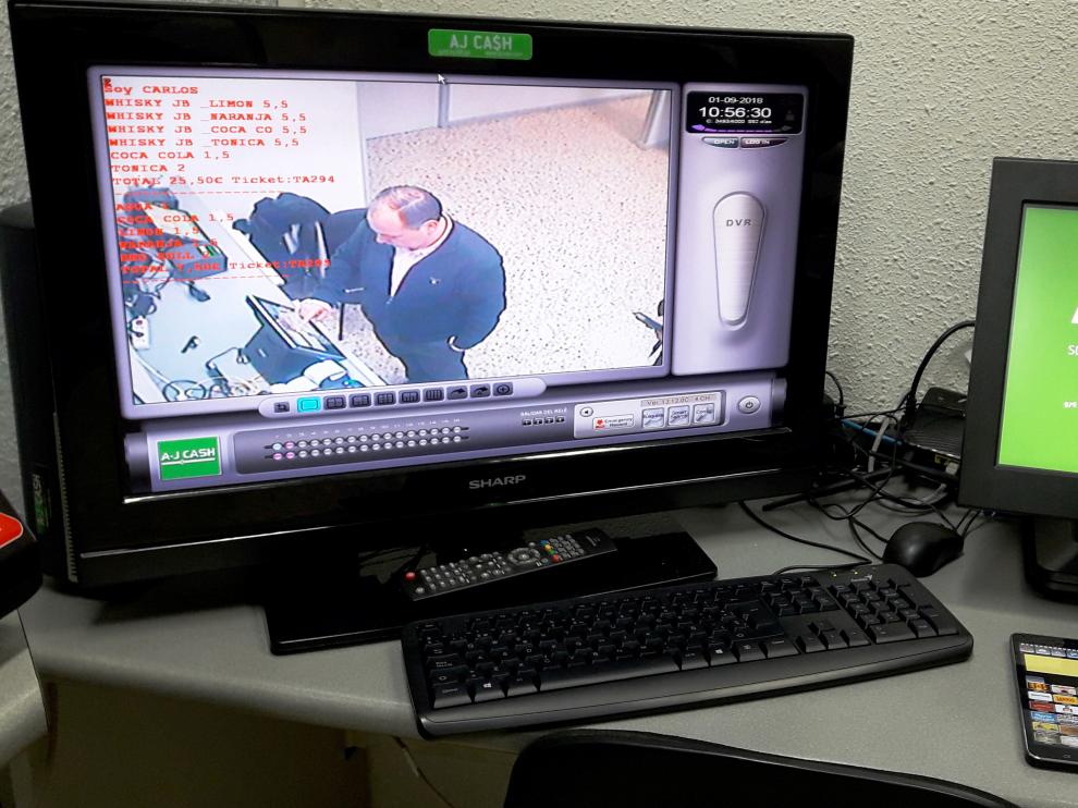El sistema de videovigilancia está unido con la caja para comprobar lo que se cobra en los tickets