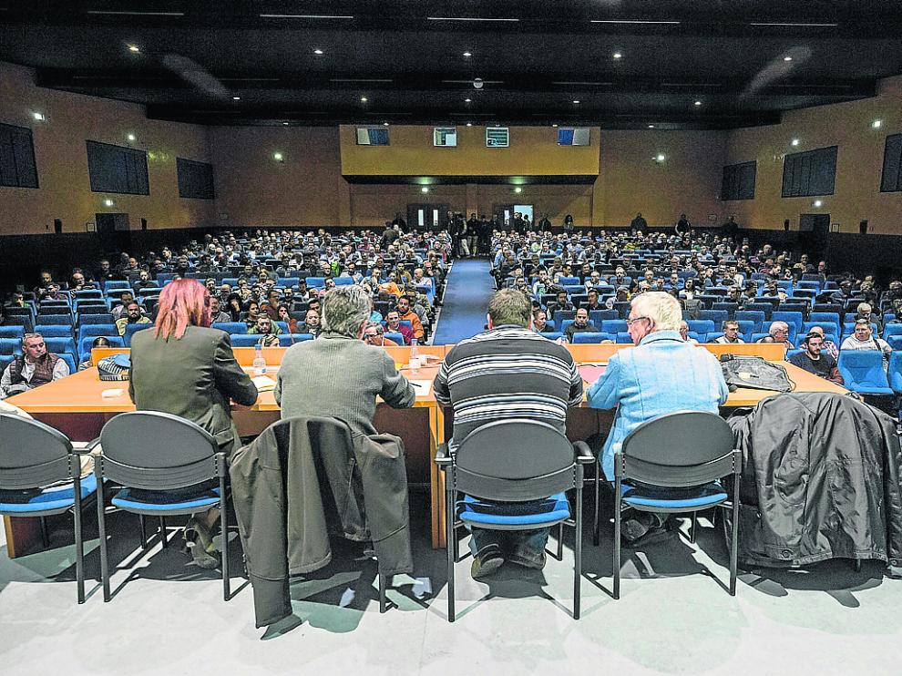 Asamblea de UGT celebrada el pasado 20 de enero en la Ciudad Escolar Pignatelli.