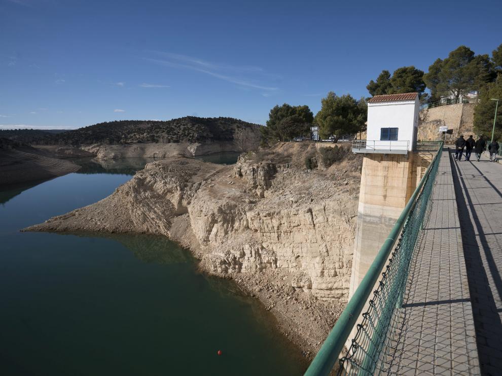 El nivel del pantano del Arquillo es el más bajo de los últimos veinte años.