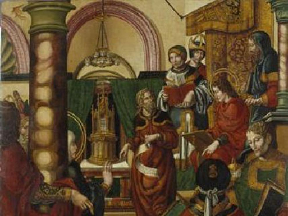 Tabla del maestro de Sijena que se cederá a Lérida.