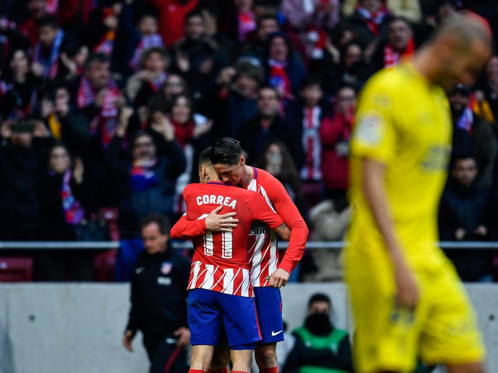 El Atlético a vencido en casa a Las Palmas