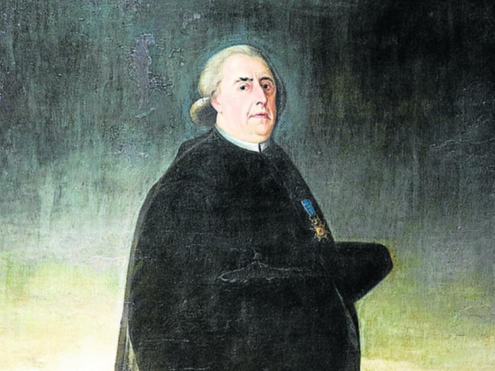 Retrato de Pignatelli, ilustrado y amigo del pintor aragonés.