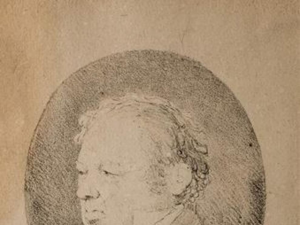 Retrato de Goya atribuido a Rosario Weiss