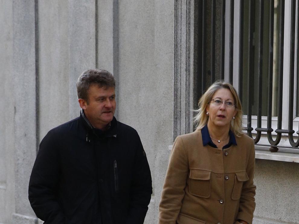La exconseller de la Generalitat Neus Munté, a su llegada al Tribunal Supremo.