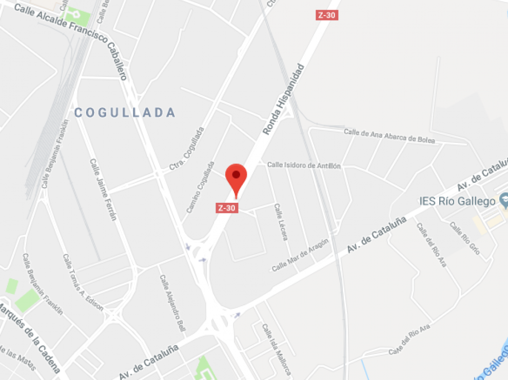 Lugar en el que se ha producido la colisión múltiple.
