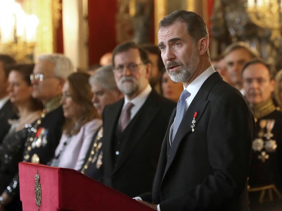 El Rey agradece apoyo el internacional "sin fisuras" a España en la crisis catalana