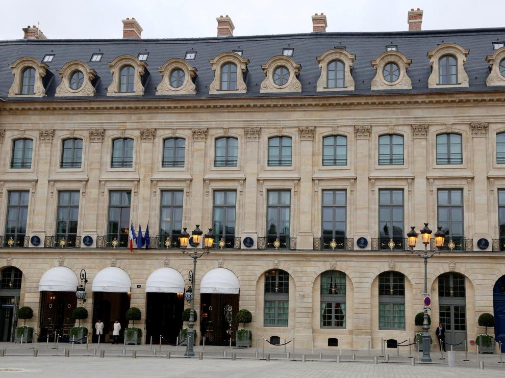 Vista exterior del Hotel Ritz de París.