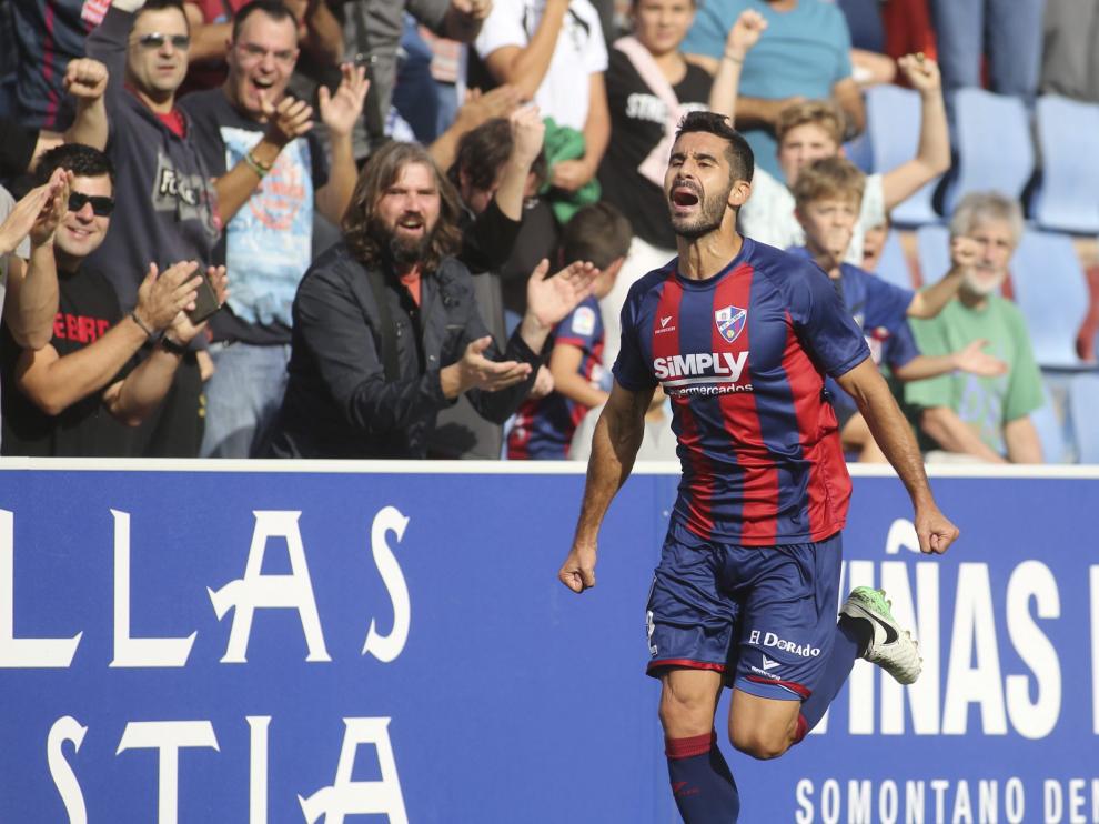 Lluis Sastre, jugador de la S.D. Huesca.