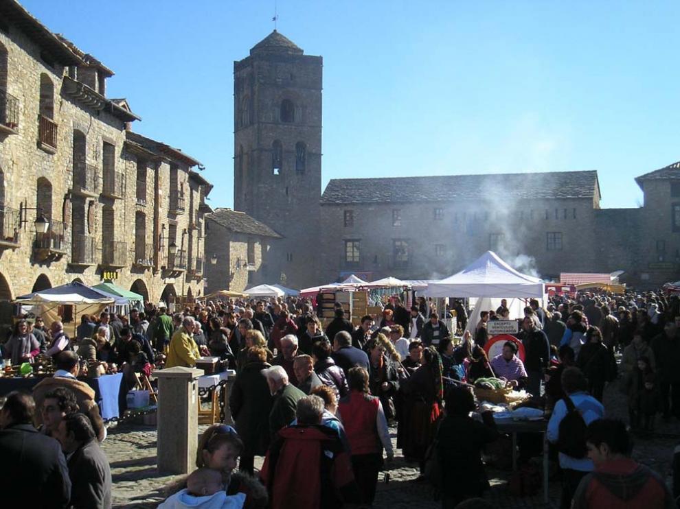 La Ferieta de Aínsa, durante la celebración del certamen en 2017.