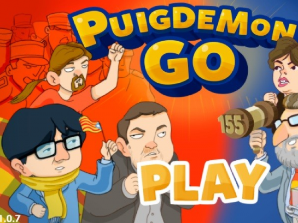 Juego 'Puigdemont Go'