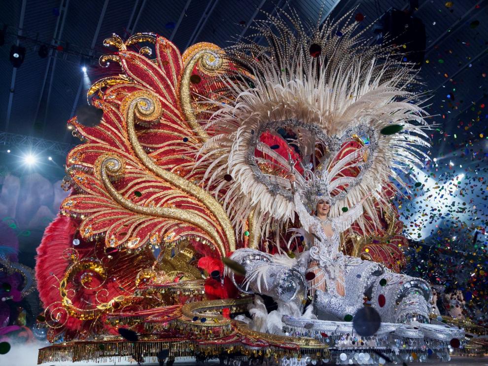 Carmen Laura Lourido, reina del carnaval de este año.