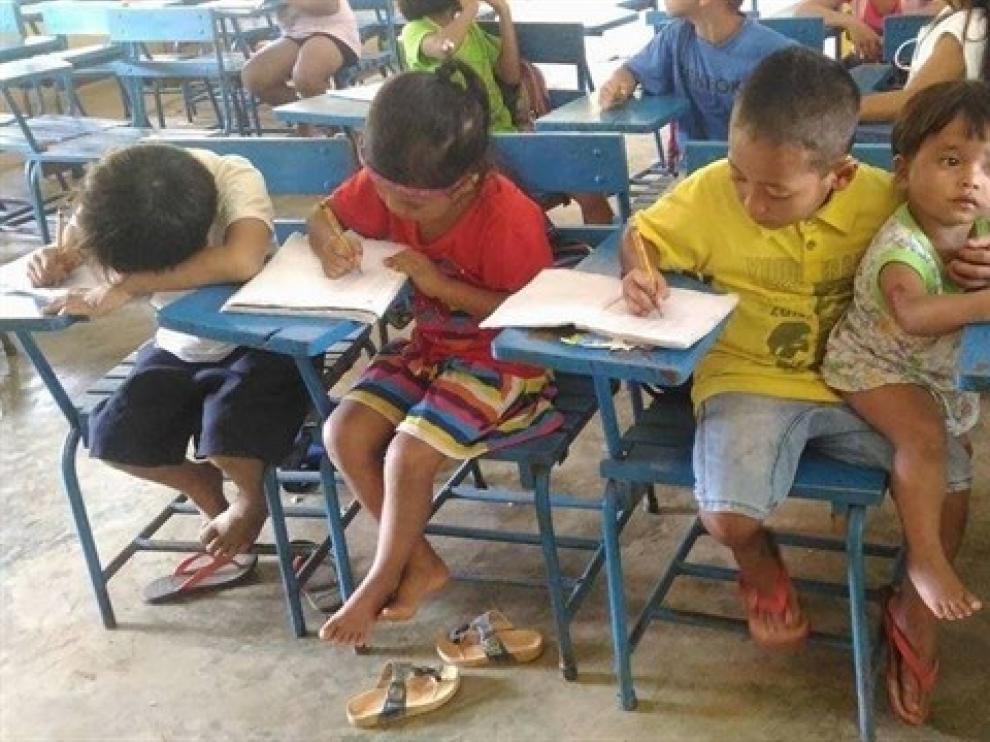 Imagen publicada en Facebook por Salvacion Elementary School