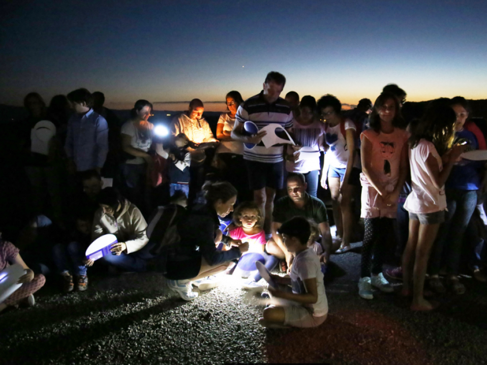 Las luces y sombras de la primera zona 'Starlight' de Aragón