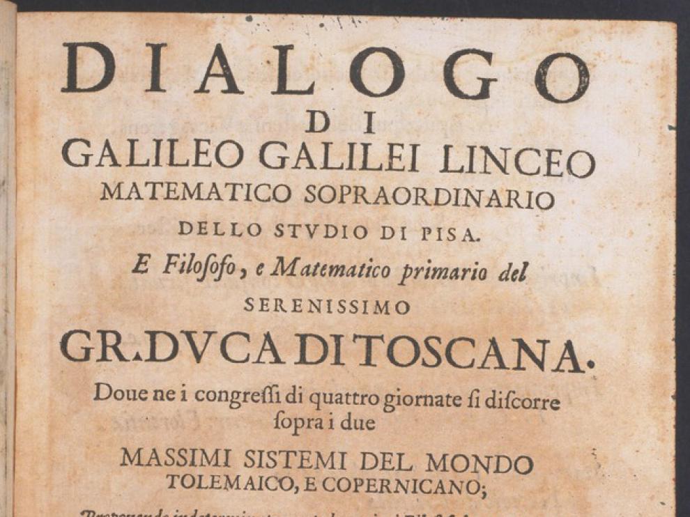 'Diálogos sobre los dos máximos sistemas del mundo' (1632) es una de las obras que Galileo escribió en italiano, en lugar de usar el latín