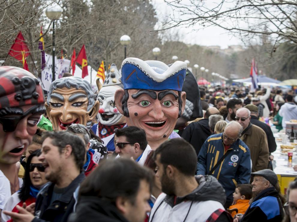 Celebración de la Cincomarzada en 2017.