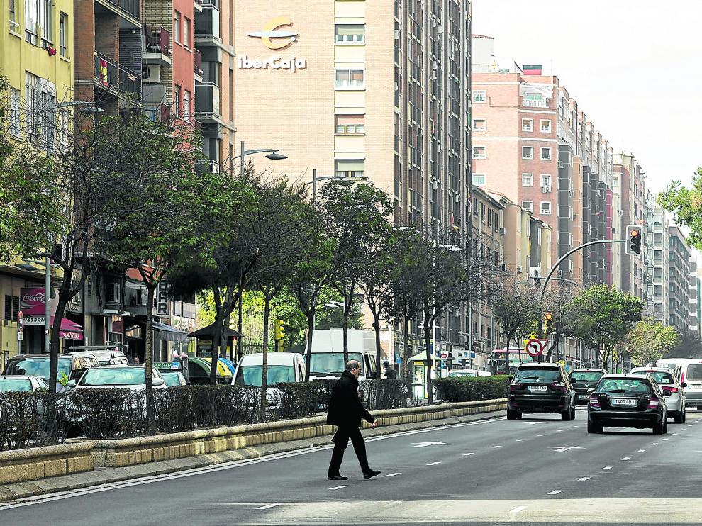 La avenida de Tenor Fleta, en una imagen de este viernes.