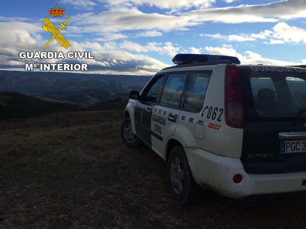 Un coche de la Guardia Civil