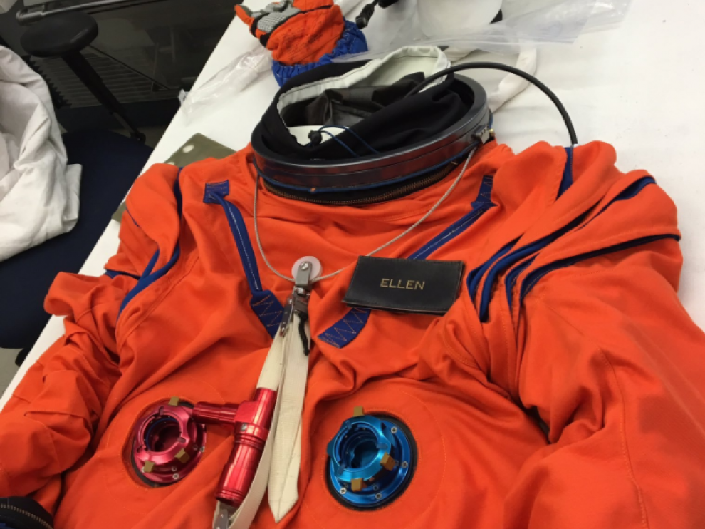 Los nuevos trajes será usados por los astronautas en la nave Orion.