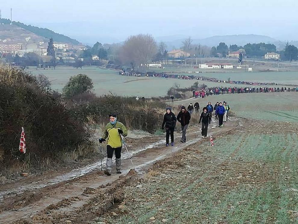 Imagen de la caminata celebrada el año pasado, que contó con 750 participantes