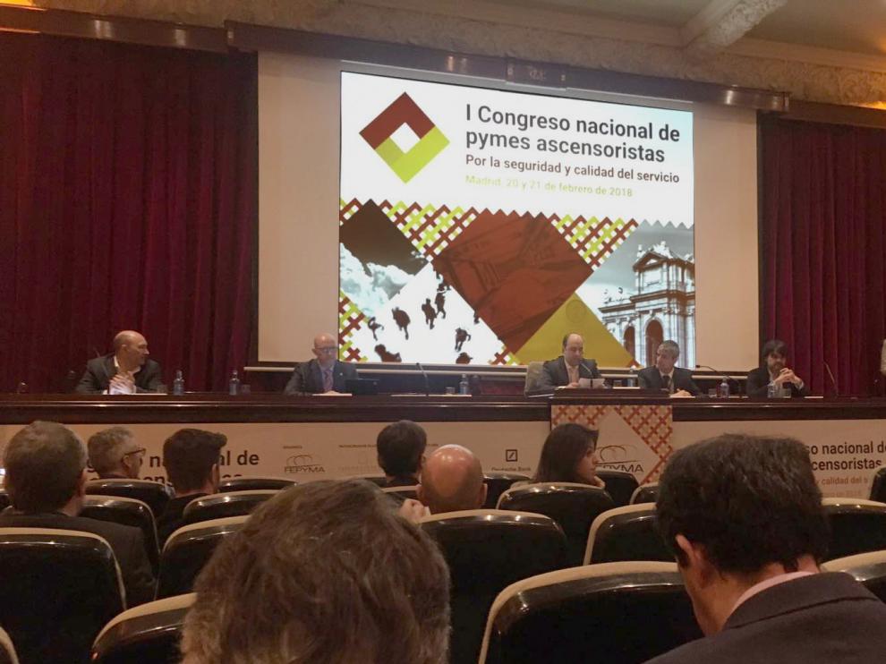 I Congreso Nacional de Pymes Ascensoristas, celebrado los pasados días 20 y 21 de febrero, bajo el lema 'Por la seguridad y calidad en el servicio'.