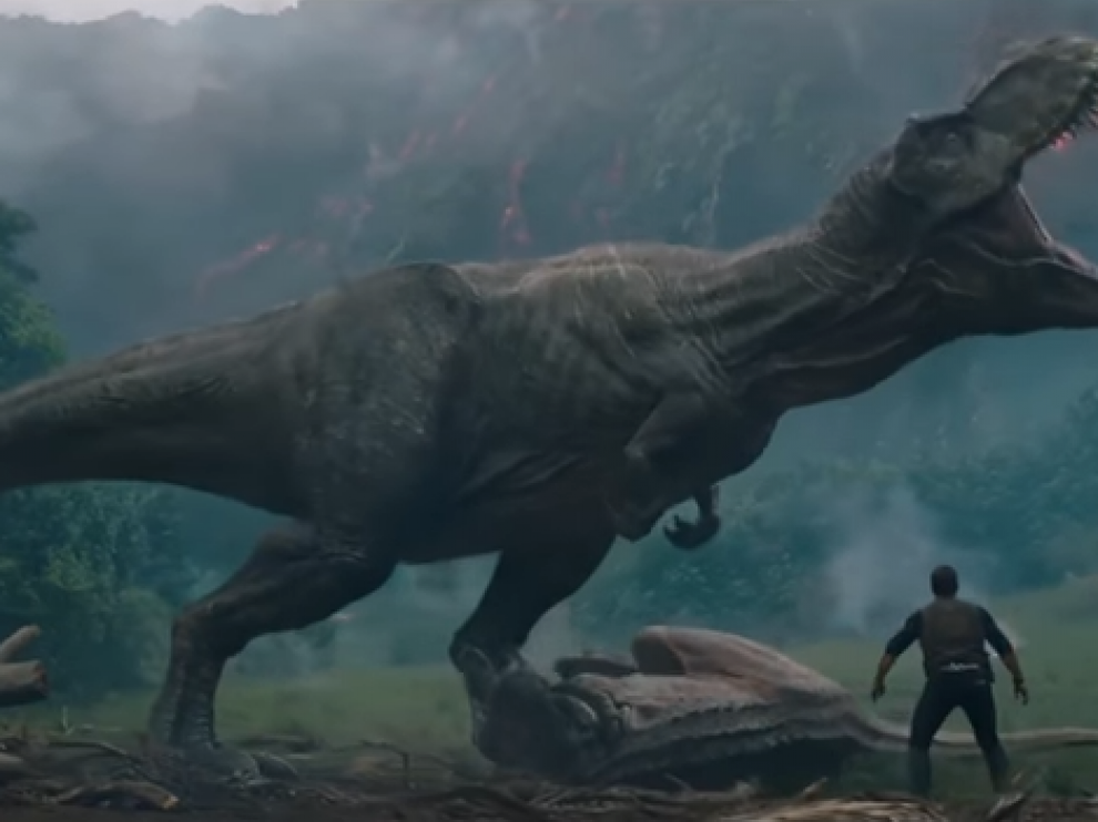 Fotograma del tráiler de 'Jurassic World: El reino caído'.