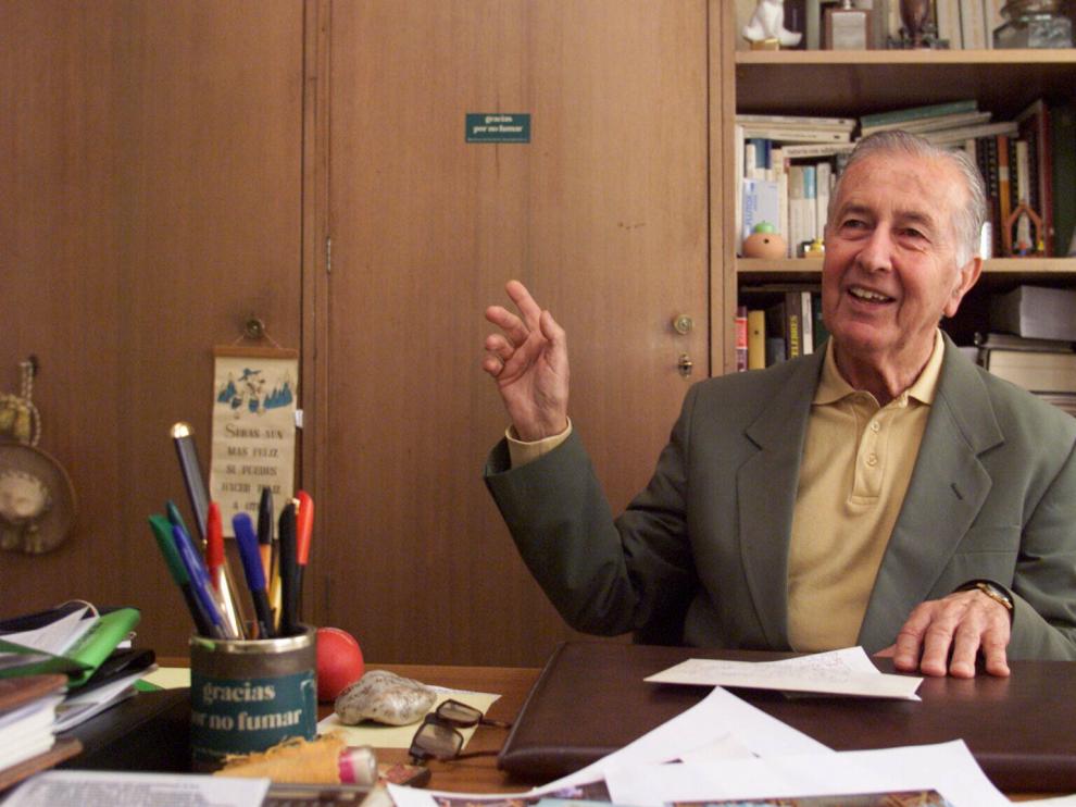 El general Luis Pinilla, director de la Academia General Militar de Zaragoza, en una foto de archivo en 2001, en Madrid.