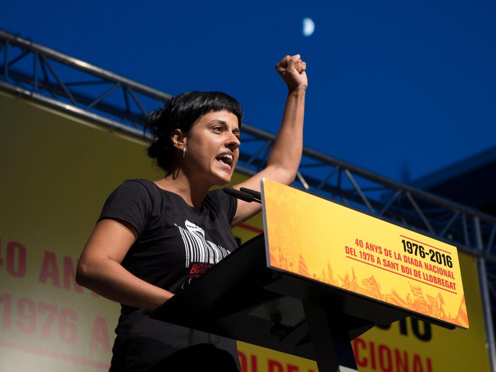 La exdiputada de la CUP, Anna Gabriel.