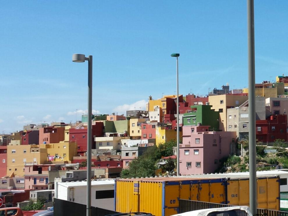 Barriada del Príncipe, Ceuta, en la que el menor fue disparado tras una fuerte discusión.