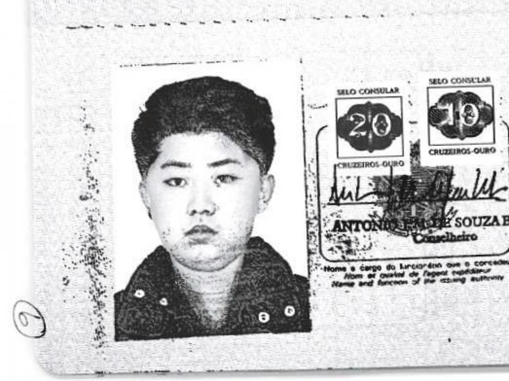 Pasaporte brasileño del actual dirigente norcoreano.