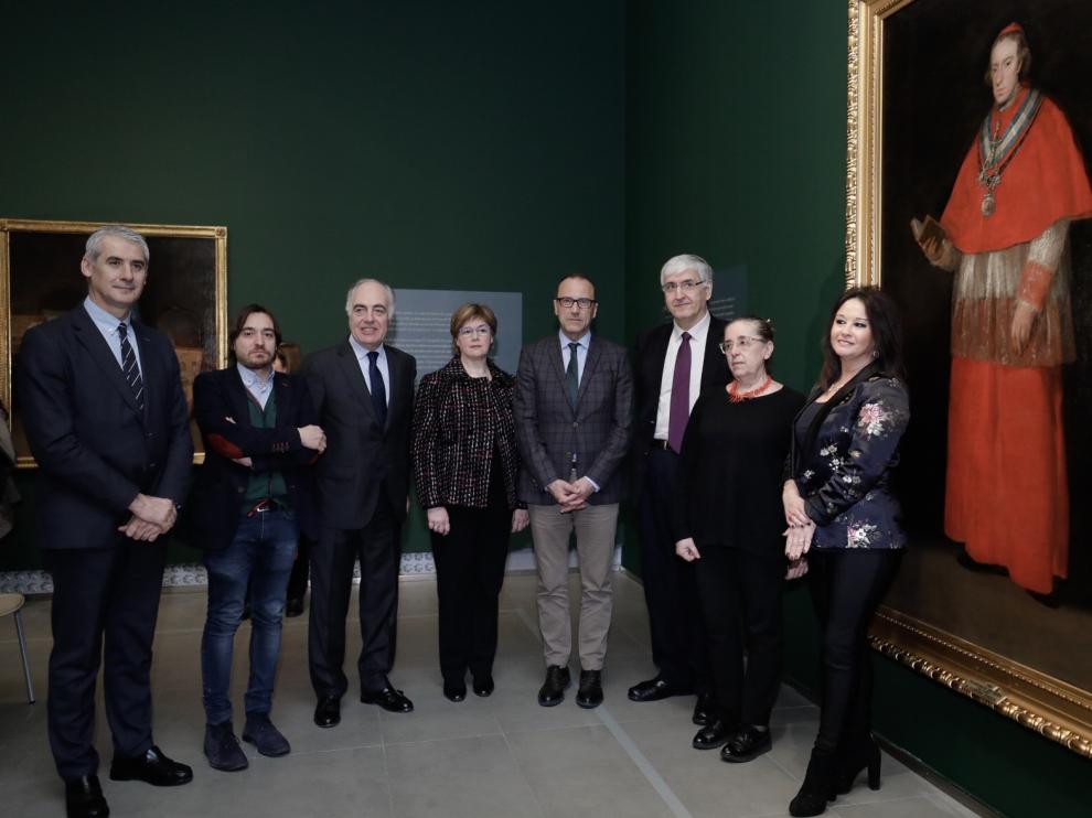 Presentación de la exposición "Goya y la familia Borbón- Vallabriga", este jueves en el Museo Goya.