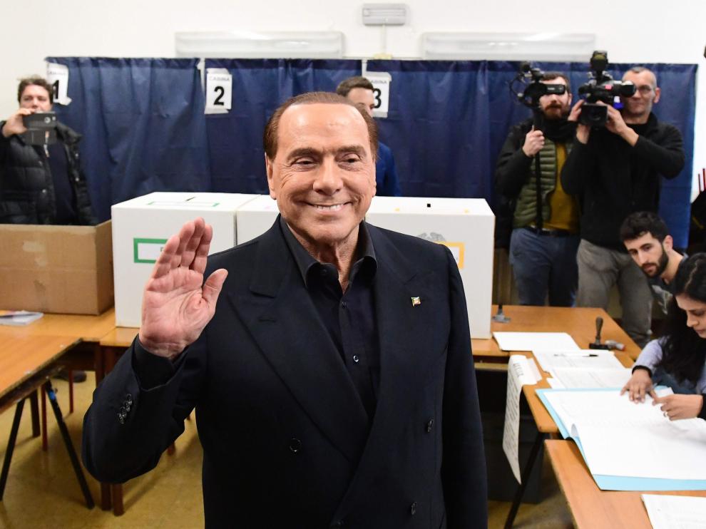 Berlusconi en los últimos comicios