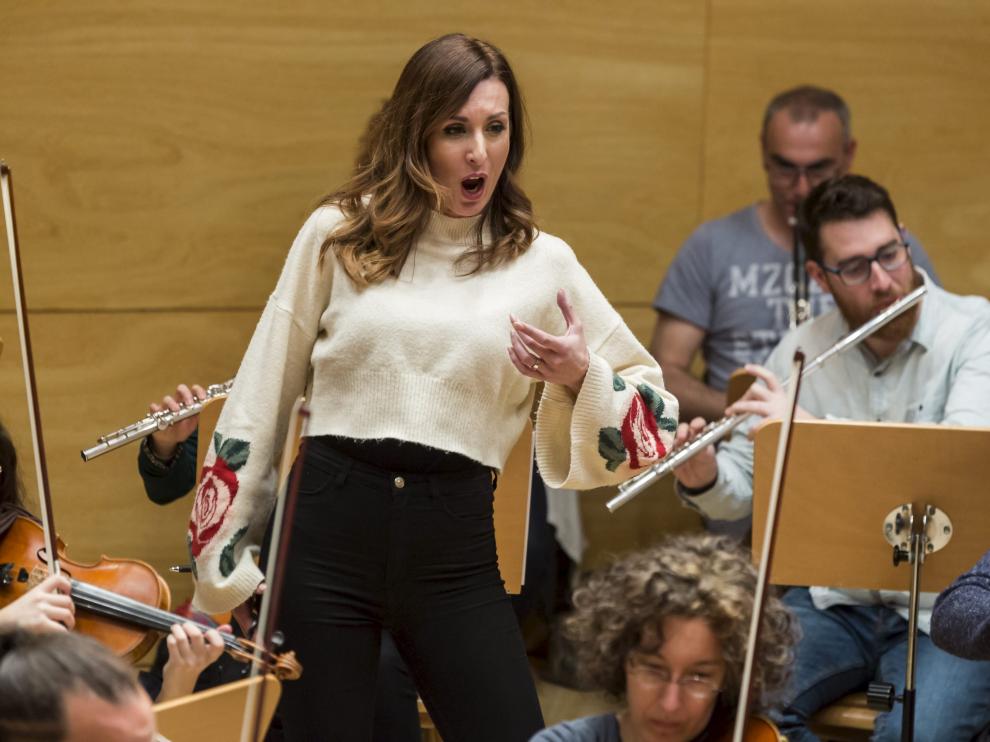 La mezzosoprano croata Irena Parlov, protagonista de la 'Carmen', que se verá en Zaragoza.