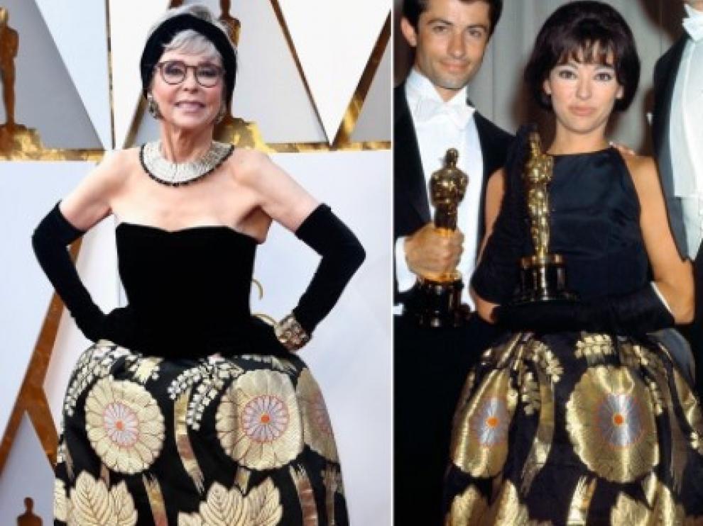 Rita Moreno Una Mujer Fantástica Con El Mismo Vestido Que Hace 56 Años Noticias De Ocio Y 